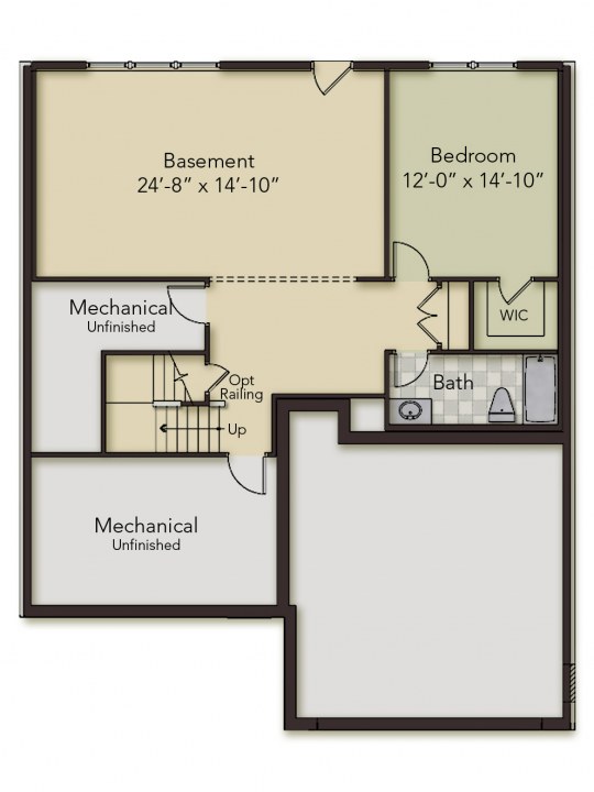 Grayson Floor Plan at Giles The Cove HHHunt Homes